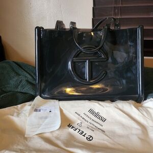 Large Telfar x Melissa jelly shopper